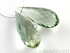 Green Amethyst Micro Faceted Long Tear Drops, (GAM25x10PR)